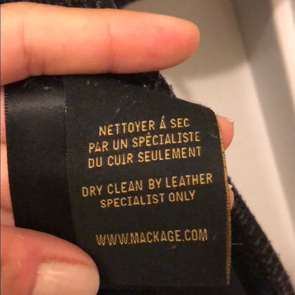 Mackage Nori Grey Plaid Wool Long Warm Coat - Picture 8 of 17